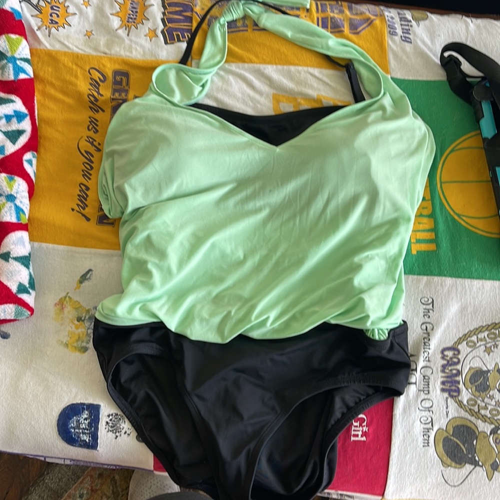Venus Green black swimsuit size 16